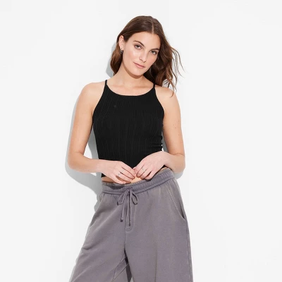Women's High Neck Sweater Tank - Wild Fable™ 3 Women's High Neck Sweater Tank - Wild Fable™