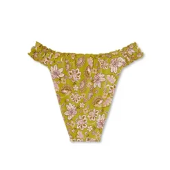 Women's Ruffle Detail High Leg Cheeky Bikini Bottom - Wild Fable™ -Thredup Fashion Shop GUEST 604c6fa9 e7a9 4634 a129 be12d3efe99d