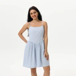 Women's Backless Mini Dress - Wild Fable™ Blue Gingham 11 Women's Backless Mini Dress - Wild Fable™ Blue Gingham -Thredup Fashion Shop GUEST 6288c567 9cd6 43bb a396 a6276bd84781