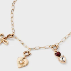 Build Your Own Heart And Butterfly Charm Necklace - Wild Fable™ Gold -Thredup Fashion Shop GUEST 679ee3c0 b324 4493 bbb7 c8638b1a47d2