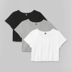 Women's Short Sleeve V-Neck 3pk Bundle T-Shirt - Wild Fable™ White 9 Women's Short Sleeve V-Neck 3pk Bundle T-Shirt - Wild Fable™ White -Thredup Fashion Shop GUEST 6961188c 582e 4411 a367 956609d152a5