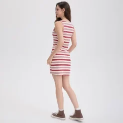 Women's Knit Mini Dress - Wild Fable™ Pink Striped