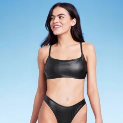 Women's Faux Leather Bralette Bikini Top - Wild Fable™ Black 16 Women's Faux Leather Bralette Bikini Top - Wild Fable™ Black -Thredup Fashion Shop GUEST 6de6a10b c9b4 454a 84e9 82bed3b0536e