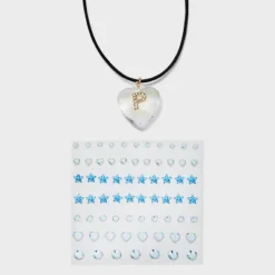 Acrylic Heart With Face Gems Pendant Necklace - Wild Fable™ Clear/Black -Thredup Fashion Shop GUEST 70cb4fa5 1f65 4bc4 bd1e 914ab0287042