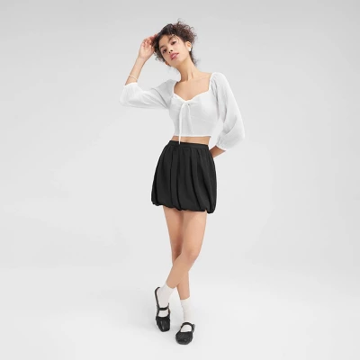 Women's Bubble Mini Skirt - Wild Fable™ 3 Women's Bubble Mini Skirt - Wild Fable™