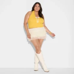 Women's High-Rise Bloomer Shorts - Wild Fable™ Cream 9 Women's High-Rise Bloomer Shorts - Wild Fable™ Cream -Thredup Fashion Shop GUEST 71f46bec 5bee 4ca7 8f41 29e5e05c3209