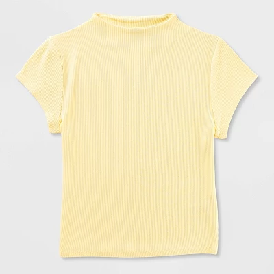 Women's Slim Fit Short Sleeve Mock Turtleneck T-Shirt - Wild Fable™ 5 Women's Slim Fit Short Sleeve Mock Turtleneck T-Shirt - Wild Fable™ - Image 3