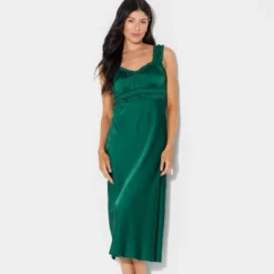 Women's Ruched Midi Bodycon Dress - Wild Fable™ Dark Green 8 Women's Ruched Midi Bodycon Dress - Wild Fable™ Dark Green -Thredup Fashion Shop GUEST 732e2647 d7f6 4f8c 891b ba02a52af241