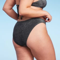 Women's High Leg Cheeky Bikini Bottom - Wild Fable™ Black Lurex 13 Women's High Leg Cheeky Bikini Bottom - Wild Fable™ Black Lurex -Thredup Fashion Shop GUEST 73349ae4 0fa0 4abd a58b ad80a4c9612e