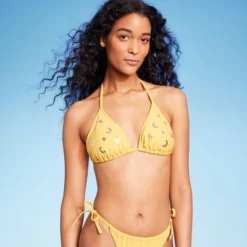 Women's Sequin Detail Triangle Bikini Top - Wild Fable™ Yellow -Thredup Fashion Shop GUEST 7556a69d 4864 4f92 9639 034b99bb3401
