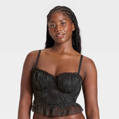 Women's Ruffle Lace Corset - Wild Fable™ 5 Women's Ruffle Lace Corset - Wild Fable™ - Image 3