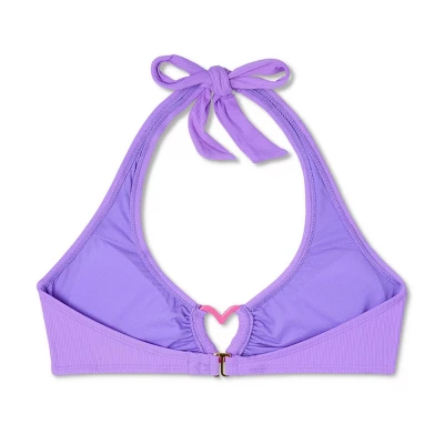 Women's Heart Detail Bralette Bikini Top - Wild Fable™ Purple 8 Women's Heart Detail Bralette Bikini Top - Wild Fable™ Purple - Image 6