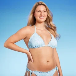 Women's Lace Detail Triangle Bikini Top - Wild Fable™ Blue -Thredup Fashion Shop GUEST 77c75d63 7394 4800 abd4 1949a89d4b94