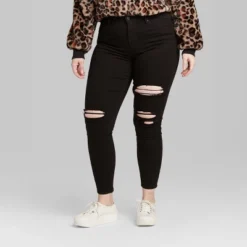 Women's Super-High Rise Distressed Skinny Jeans - Wild Fable™ Black 12 Women's Super-High Rise Distressed Skinny Jeans - Wild Fable™ Black -Thredup Fashion Shop GUEST 77f8b245 1bb9 459f 9165 fe5a71da7757
