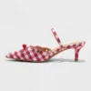 Women's Lysandra Gingham Eyelet Kitten Heels - Wild Fable™ Red 1 Women's Lysandra Gingham Eyelet Kitten Heels - Wild Fable™ Red -Thredup Fashion Shop GUEST 7a3f53de f1a6 4f6d ac28 b8d8627f9917