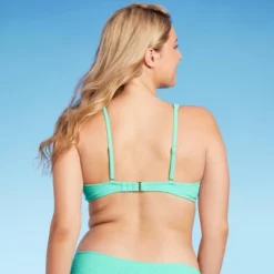 Women's Pucker Textured Bralette Bikini Top - Wild Fable™ Sea Green -Thredup Fashion Shop GUEST 7acac5f4 7cc4 4e93 8b0d 7903b75104c7