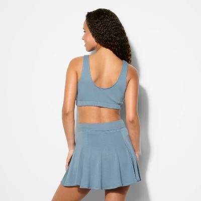 Women's French Terry Slim Fit Deep V-Neck Tank Top - Wild Fable™ 4 Women's French Terry Slim Fit Deep V-Neck Tank Top - Wild Fable™ - Image 2