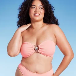 Women's Pucker Textured Center Front Shell Detail Bandeau Bikini Top - Wild Fable™ -Thredup Fashion Shop GUEST 81c3b216 171e 4eff af7e e38773a2128a