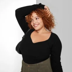 Women's Long Sleeve Sweetheart Neck Seamless Shirt - Wild Fable™ 10 Women's Long Sleeve Sweetheart Neck Seamless Shirt - Wild Fable™ -Thredup Fashion Shop GUEST 82a6024a acd4 442a 929f d3167c0a4fbb