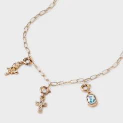 Build Your Own Cross And Rose Charm Necklace - Wild Fable™ Gold -Thredup Fashion Shop GUEST 83dceef4 4a32 4024 a503 58a41f116fd8