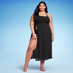 Women's Smocked High Slit Convertible Cover Up Dress - Wild Fable™ 18 Women's Smocked High Slit Convertible Cover Up Dress - Wild Fable™ -Thredup Fashion Shop GUEST 8a14f939 7a45 41b1 b667 1afd7c4c90b3