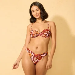 Women's Floral Print Low-Rise Extra High Leg Extra Cheeky Bikini Bottom - Wild Fable™ Brown 8 Women's Floral Print Low-Rise Extra High Leg Extra Cheeky Bikini Bottom - Wild Fable™ Brown -Thredup Fashion Shop GUEST 8a72703f 1d6e 4ff5 93da dde92f995571