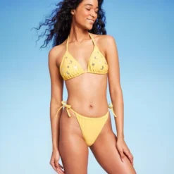 Women's Side-Tie Ultra High Leg Adjustable Coverage Bikini Bottom - Wild Fable™ Yellow 12 Women's Side-Tie Ultra High Leg Adjustable Coverage Bikini Bottom - Wild Fable™ Yellow -Thredup Fashion Shop GUEST 8e44957e 352e 4e7b 8921 6113307f516d