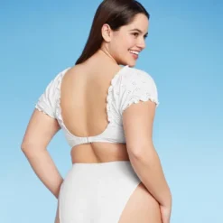 Women's Puff Sleeve Eyelette Bralette Bikini Top - Wild Fable™ White 13 Women's Puff Sleeve Eyelette Bralette Bikini Top - Wild Fable™ White -Thredup Fashion Shop GUEST 8faf993b 81a4 4fe9 8a8f 31b7fa962180