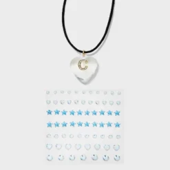 Acrylic Heart With Face Gems Pendant Necklace - Wild Fable™ Clear/Black -Thredup Fashion Shop GUEST 909fc408 e166 4c2d a23c 49eef3e18313