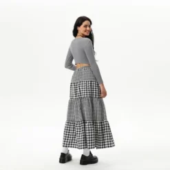 Women's Elastic Waistband Maxi Skirt - Wild Fable™ Black Gingham 9 Women's Elastic Waistband Maxi Skirt - Wild Fable™ Black Gingham -Thredup Fashion Shop GUEST 92260111 1378 4cd4 a956 063e2095218b