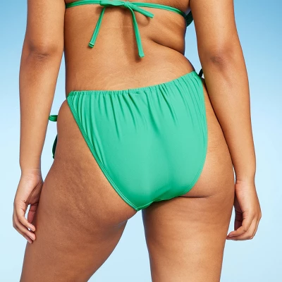 Women's Side-Tie Scoop Front High Leg Adjustable Bikini Bottom - Wild Fable™ 6 Women's Side-Tie Scoop Front High Leg Adjustable Bikini Bottom - Wild Fable™ - Image 4