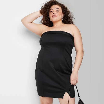 Women's Strapless Ponte Knit Tube Mini Bodycon Dress - Wild Fable™ 5 Women's Strapless Ponte Knit Tube Mini Bodycon Dress - Wild Fable™ - Image 3