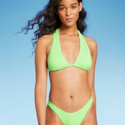 Women's Terry Textured U-Neck Multi-Way Bralette Bikini Top - Wild Fable™ Tropical Green -Thredup Fashion Shop GUEST 95bfa708 9c41 4949 8fb8 3365bbeac40e