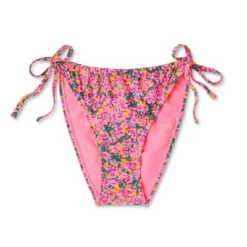 Women's Side-Tie Cheeky Bikini Bottom - Wild Fable™ Pink Floral Print 13 Women's Side-Tie Cheeky Bikini Bottom - Wild Fable™ Pink Floral Print -Thredup Fashion Shop GUEST 96d74876 9afb 4780 b3a8 e2115c4d8b30