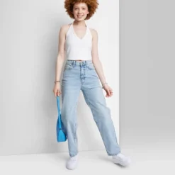 Women's High-Rise 90's Relaxed Slashed Straight Jeans - Wild Fable™ Light Wash 8 Women's High-Rise 90's Relaxed Slashed Straight Jeans - Wild Fable™ Light Wash -Thredup Fashion Shop GUEST 98b5eb66 27b1 4604 a66d 1c3aac4ab20b