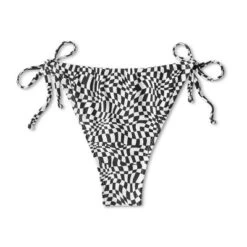 Women's Side-Tie Adjustable Coverage Ultra High Leg Bikini Bottom - Wild Fable™ Black/White Check Print 14 Women's Side-Tie Adjustable Coverage Ultra High Leg Bikini Bottom - Wild Fable™ Black/White Check Print -Thredup Fashion Shop GUEST 995f38bf ec1a 4b42 a052 72ac0207fc71