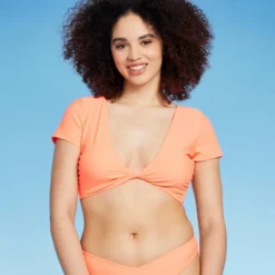 Women's Twist-Front Short Sleeve Bralette Bikini Top - Wild Fable™ 12 Women's Twist-Front Short Sleeve Bralette Bikini Top - Wild Fable™ -Thredup Fashion Shop GUEST 9984104b e652 4f42 a362 298e22baa07a