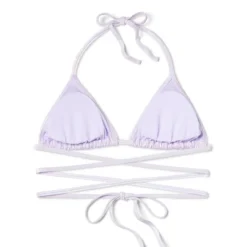 Women's Extreme Wrap Triangle Bikini Top - Wild Fable™ Light Purple Iridescent 14 Women's Extreme Wrap Triangle Bikini Top - Wild Fable™ Light Purple Iridescent -Thredup Fashion Shop GUEST 99b4b36d 6766 44d4 8ac1 8708c7541281