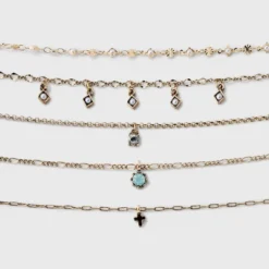 Mixed Charms And Tassel Choker Necklace Set 5pc - Wild Fable™ Gold 7 Mixed Charms And Tassel Choker Necklace Set 5pc - Wild Fable™ Gold -Thredup Fashion Shop GUEST 9b8f6fd0 e82e 416b 8d39 24a162cade60