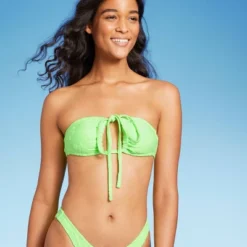 Women's Terry Textured U-Neck Multi-Way Bralette Bikini Top - Wild Fable™ Tropical Green -Thredup Fashion Shop GUEST 9bbe87cb c5bc 4b12 9322 5b533e62a6d9