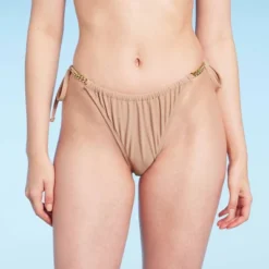 Women's Chain Detail Side-Tie Adjustable Coverage Bikini Bottom - Wild Fable™ Brown -Thredup Fashion Shop GUEST 9c2c098c 4754 4da2 925a fa29ecd1bbe3