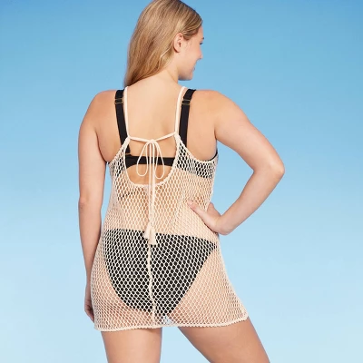 Women's Tassle Trim Crochet Cover Up Dress - Wild Fable™ 5 Women's Tassle Trim Crochet Cover Up Dress - Wild Fable™ - Image 3