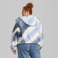 Women's Faux Shearling Full Zip-Up Sweatshirt - Wild Fable™ -Thredup Fashion Shop GUEST a2d4ba21 6015 4f6e bc08 486f055b60a1