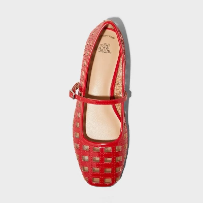 Women's Lorelei Woven Mary Jane Flats With Memory Foam Insole - Wild Fable™ 4 Women's Lorelei Woven Mary Jane Flats With Memory Foam Insole - Wild Fable™ - Image 2