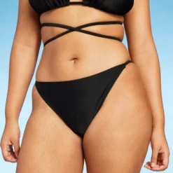 Women's Side Tab Extra Cheeky High Leg Bikini Bottom - Wild Fable™ Black 9 Women's Side Tab Extra Cheeky High Leg Bikini Bottom - Wild Fable™ Black -Thredup Fashion Shop GUEST a4dd3ebc d3f5 474d a371 56fe61347a2a