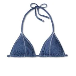 Women's Denim Textured Triangle Bikini Top - Wild Fable™ Denim Blue 13 Women's Denim Textured Triangle Bikini Top - Wild Fable™ Denim Blue -Thredup Fashion Shop GUEST ac1aa9ae 97bf 4e91 b382 0beb69ad8141