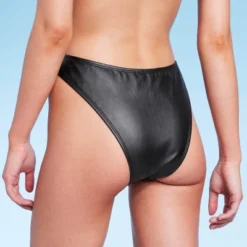 Women's Faux Leather High Leg Extra Cheeky Bikini Bottom - Wild Fable™ Black 12 Women's Faux Leather High Leg Extra Cheeky Bikini Bottom - Wild Fable™ Black -Thredup Fashion Shop GUEST b242471f 96fe 4a46 a858 4f1d472ddd5d