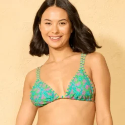 Women's Double Straps Binded Triangle Bikini Top - Wild Fable™ Green Floral Print 8 Women's Double Straps Binded Triangle Bikini Top - Wild Fable™ Green Floral Print -Thredup Fashion Shop GUEST b3cfad6e 6a6a 4392 b201 ddb12ae0738e