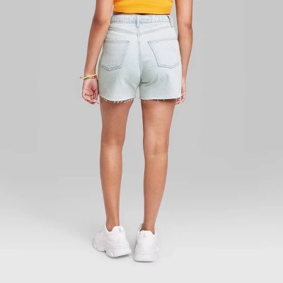 Women's High-Rise Cutoff Midi Jean Shorts - Wild Fable™ 5 Women's High-Rise Cutoff Midi Jean Shorts - Wild Fable™ - Image 3