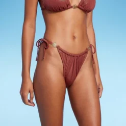Women's Side-Tie Adjustable Extra High Leg Lurex Plisse Textured Bikini Bottom - Wild Fable™ 14 Women's Side-Tie Adjustable Extra High Leg Lurex Plisse Textured Bikini Bottom - Wild Fable™ -Thredup Fashion Shop GUEST b5eb4449 84e1 45d3 acac 1436466cfa2e